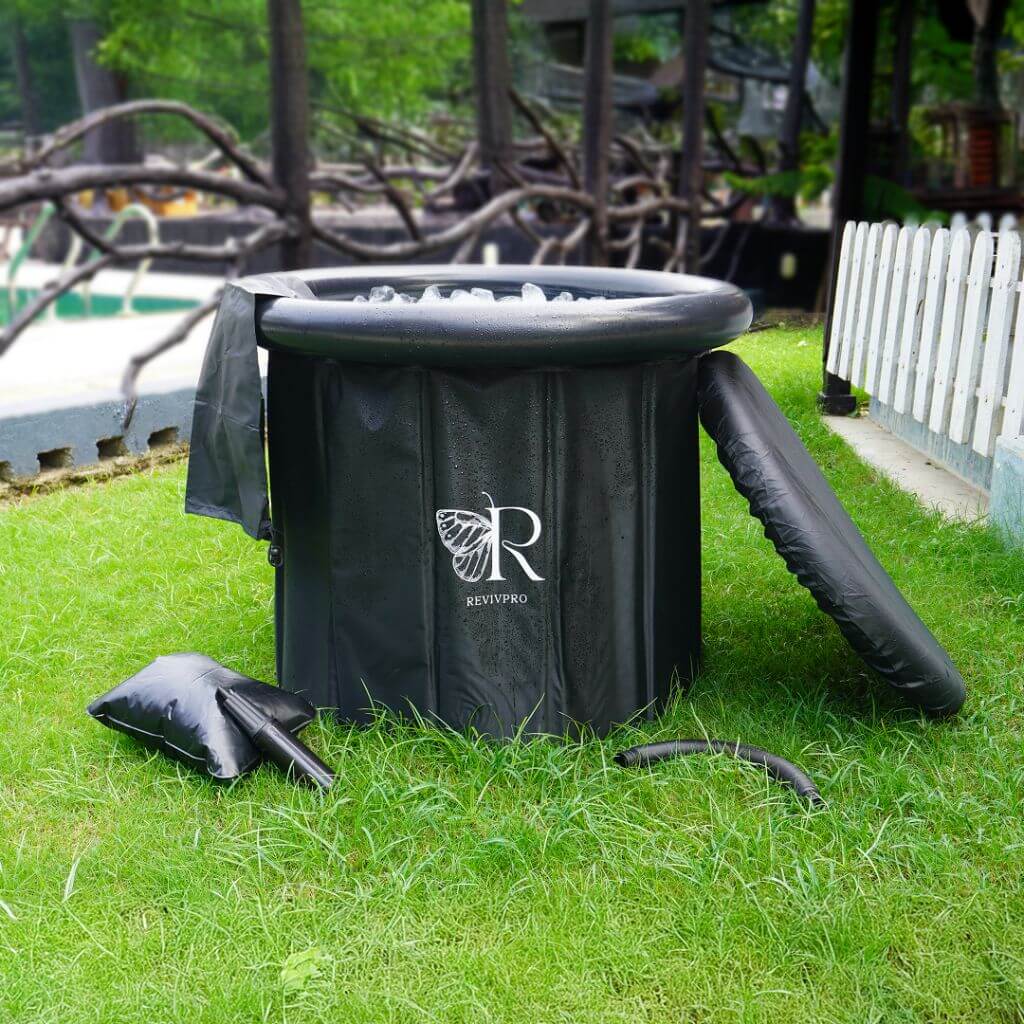 Portable Foldable Ice Bath Tub - Water Chiller Compatible Cold Plunge for Recovery and Wellness